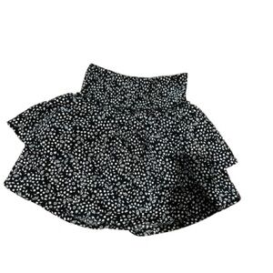 Zara Black and White Mini Skirt